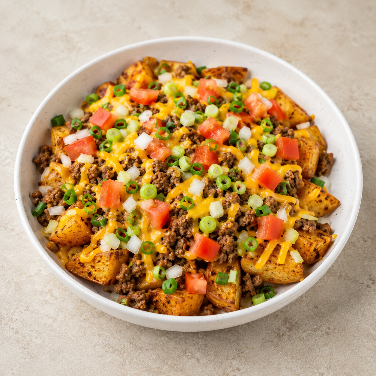 Loaded Potato Taco Bowl